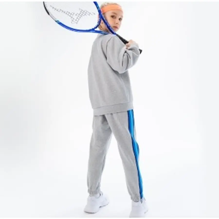 Mizuno Детский костюм Mizuno серый (с вышивкой) — фото 11