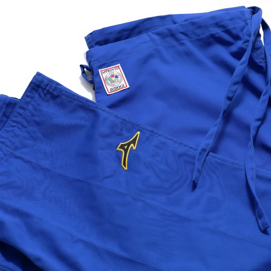 Mizuno Кимоно Mizuno Yusho 2nd model Japan IJF — APPROVED, синее — фото 6