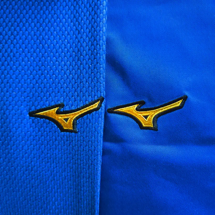 Mizuno Кимоно Mizuno Yusho Japan IJF — APPROVED, синее — фото 4