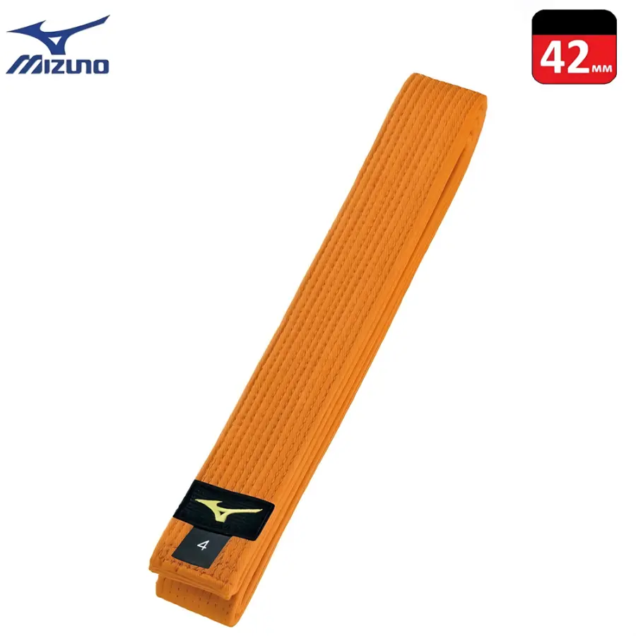 Mizuno Пояс для дзюдо Mizuno Japan IJF, оранжевый