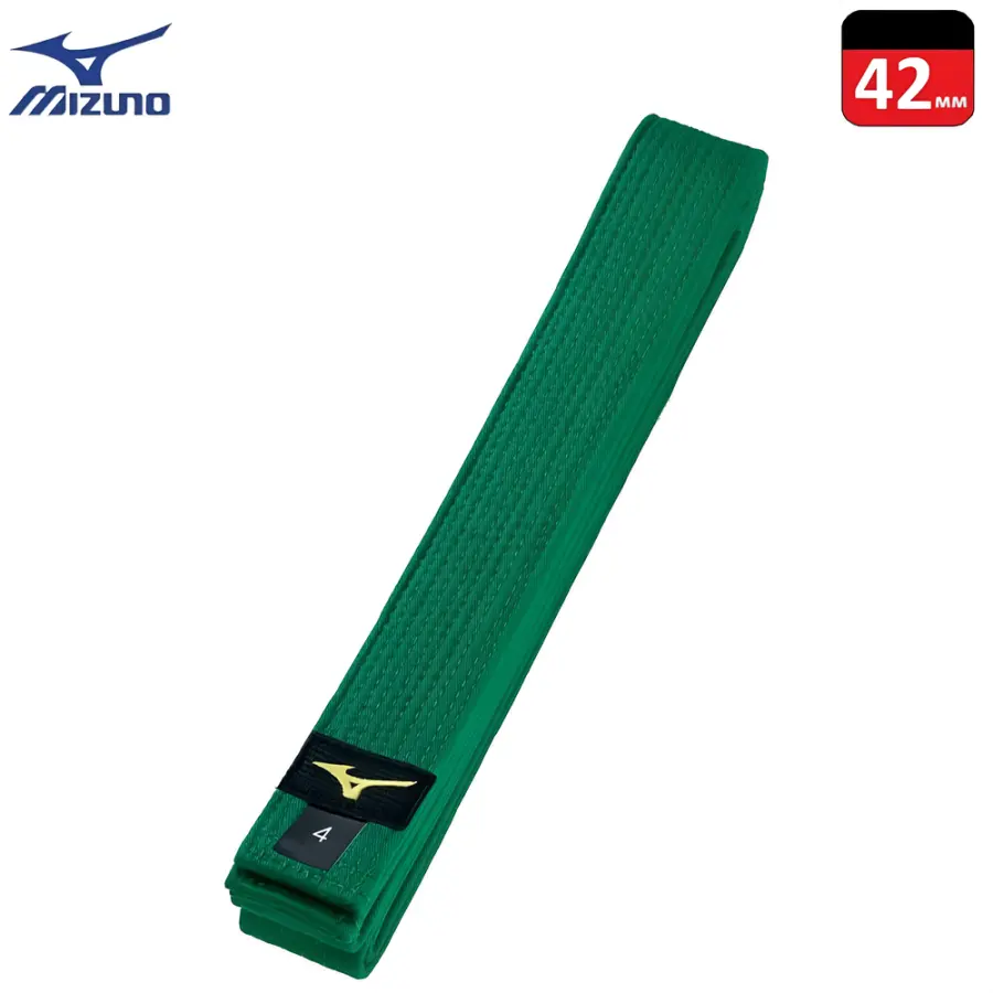 Mizuno Пояс для дзюдо Mizuno Japan IJF, зелёный
