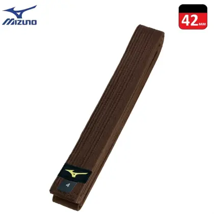 Mizuno Пояс для дзюдо Mizuno Japan IJF, коричневый