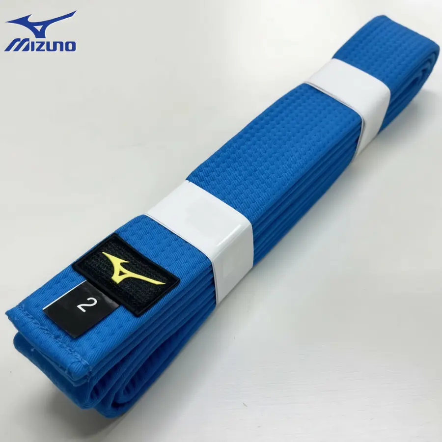 Mizuno Пояс для дзюдо Mizuno Japan IJF, синий — фото 2